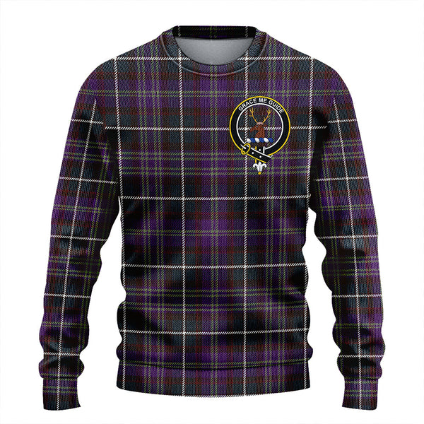Forbes of Druinnor Weathered Clan Badge Tartan Knitted Sweater
