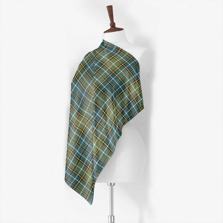 Forbes Weathered Tartan Classic Silk Habotai Square Scarf