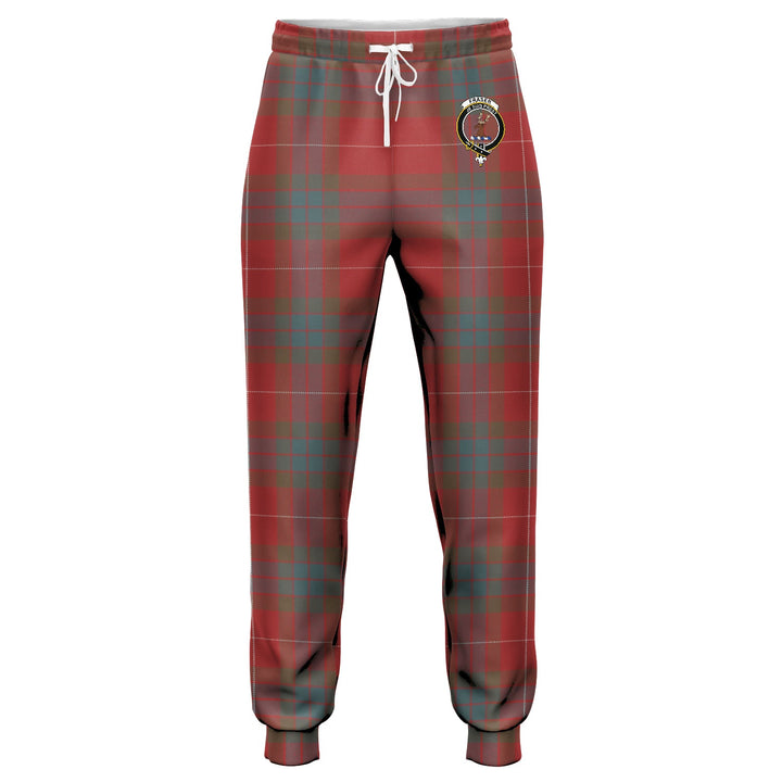 Fraser Weathered Clan Badge Tartan Jogger Pants