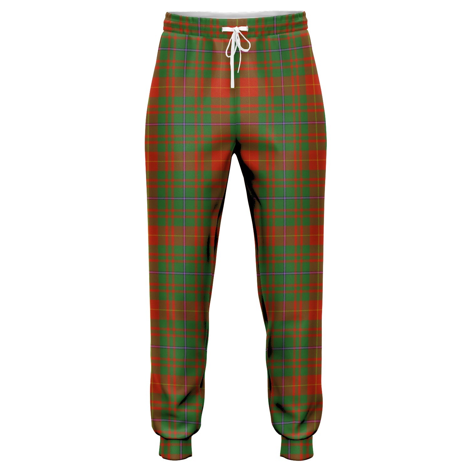 Gray Tartan Crest Jogger Sweatpants - Alba Celtic Style main image 0