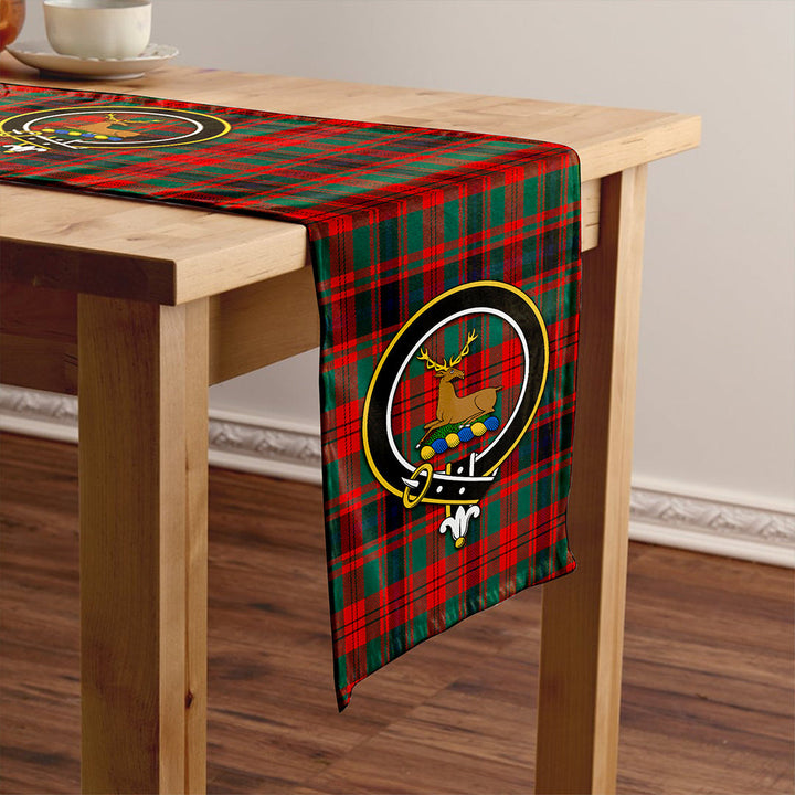 Fulton 1999 Modern Clan Badge Tartan Table Runner