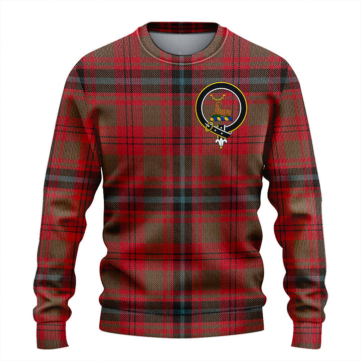 Fulton 1999 Weathered Clan Badge Tartan Knitted Sweater
