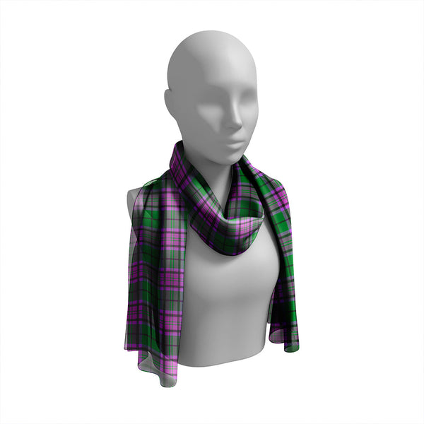 Gary (MacGarry) Ancient Tartan Classic Silk Habotai Long Scarf