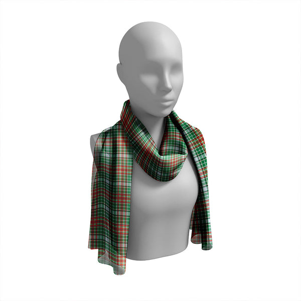 Gayre Ancient Tartan Classic Silk Habotai Long Scarf