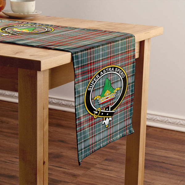 Gayre Weathered Clan Badge Tartan Table Runner