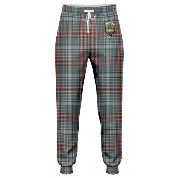 Gayre Weathered Clan Badge Tartan Jogger Pants