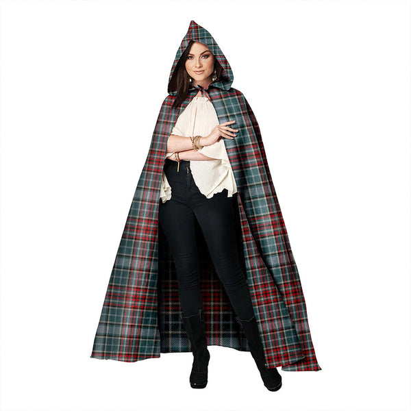 Gayre Weathered Clan Badge Tartan Hooded Cloak