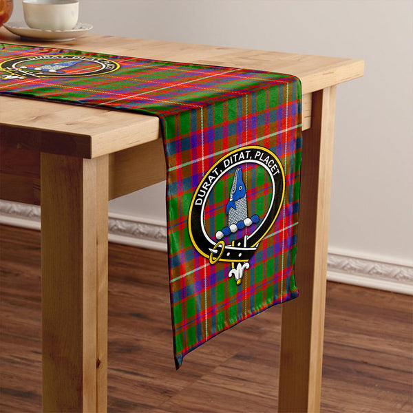 Geddes Ancient Clan Badge Tartan Table Runner