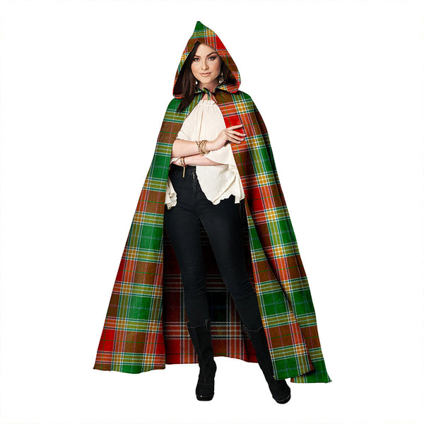 Gibson (Gibbs) Ancient Clan Badge Tartan Hooded Cloak