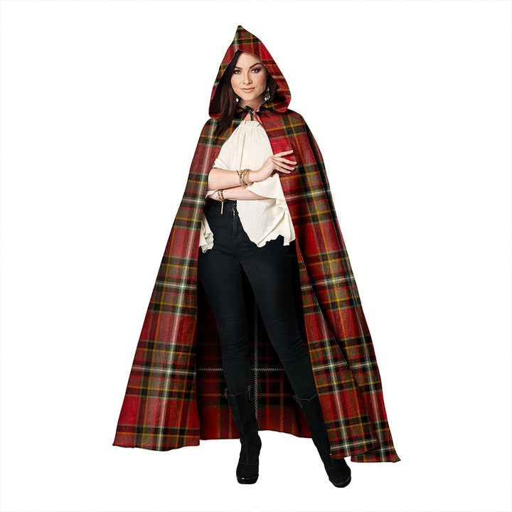 Gillespie Weathered Clan Badge Tartan Hooded Cloak