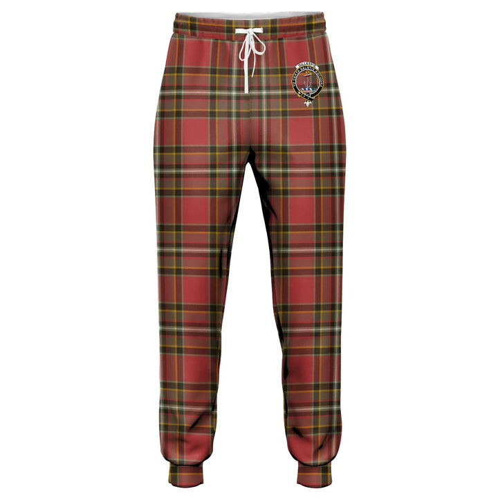Gillespie Weathered Clan Badge Tartan Jogger Pants
