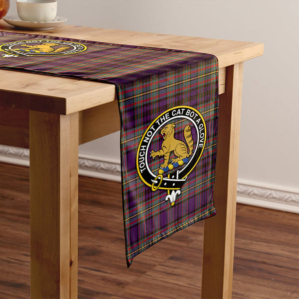 Gillies Weathered Clan Badge Tartan Table Runner