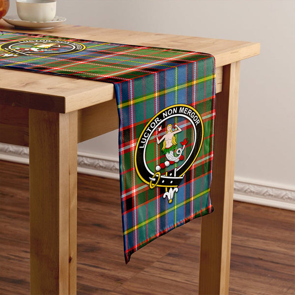 Glass Clan Badge Tartan Table Runner