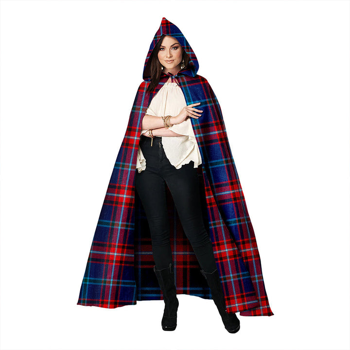 Glenn Modern Clan Badge Tartan Hooded Cloak