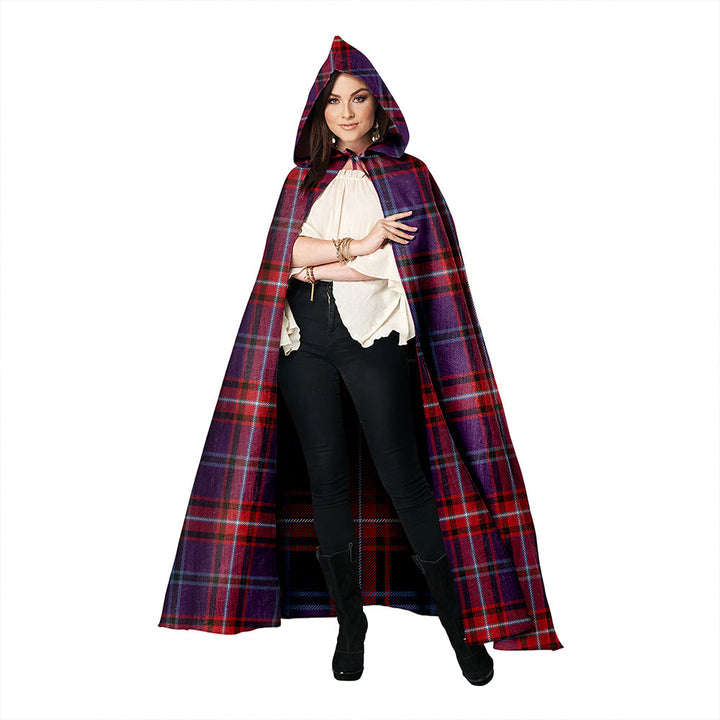 Glenn Weathered Clan Badge Tartan Hooded Cloak