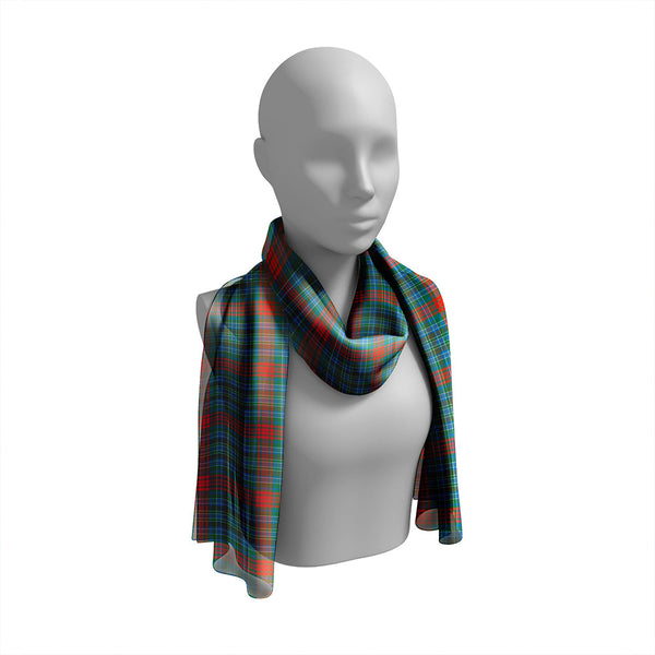 Gordon (Wilsons) Ancient Tartan Classic Silk Habotai Long Scarf