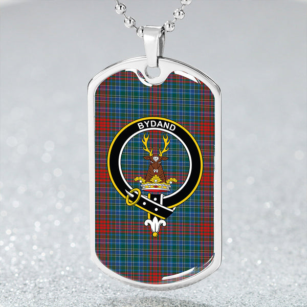 Gordon (Wilsons) Modern Clan Badge Classic Tartan Dog Tag Necklace