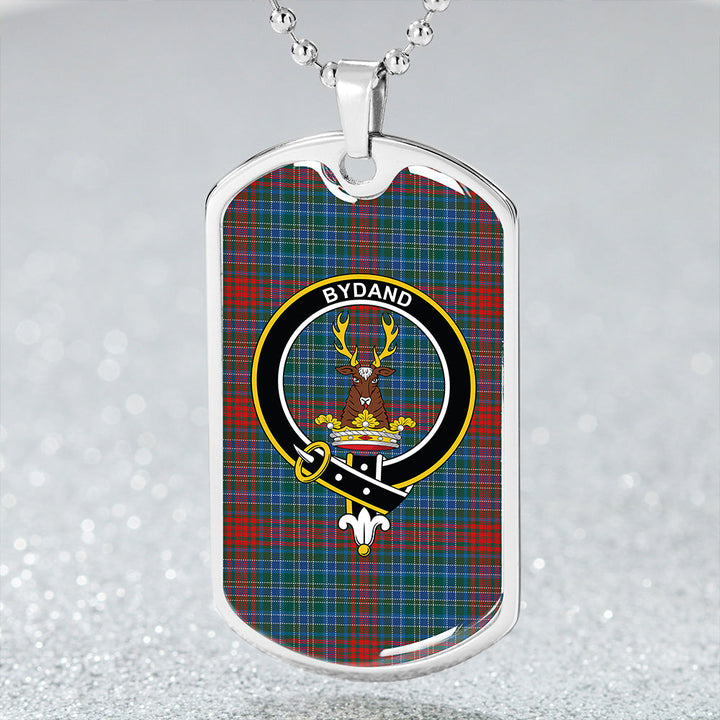 Gordon (Wilsons) Modern Clan Badge Classic Tartan Dog Tag Necklace