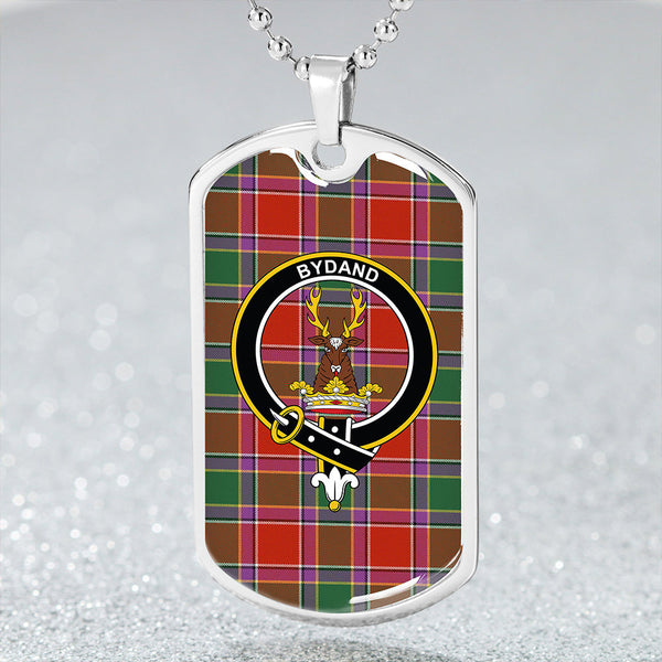 Gordon of Abergeldie Ancient Clan Badge Classic Tartan Dog Tag Necklace