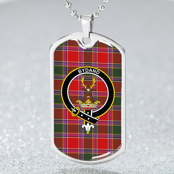 Gordon of Abergeldie Modern Clan Badge Classic Tartan Dog Tag Necklace