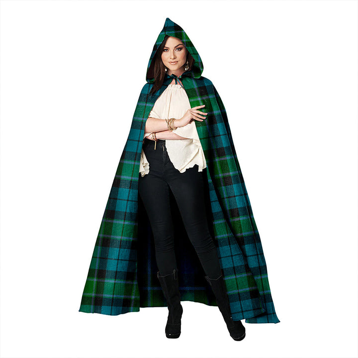 Graham of Menteith Ancient Clan Badge Tartan Hooded Cloak
