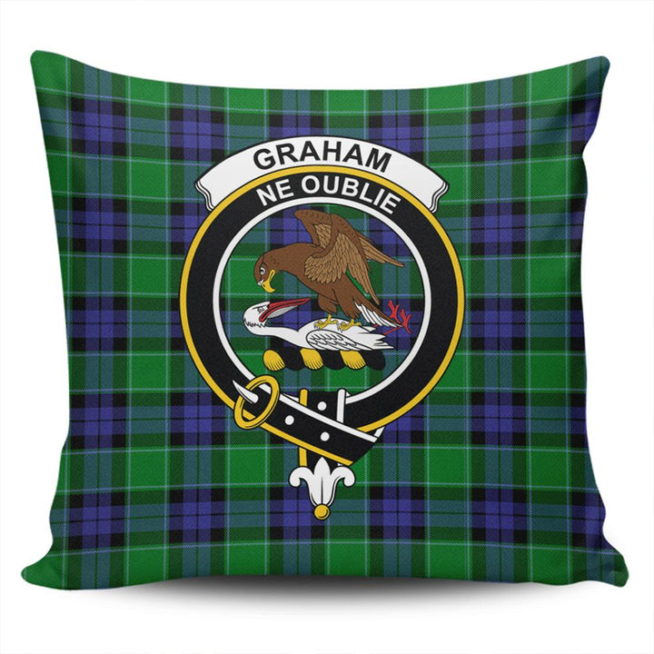 Graham of Menteith Modern Tartan Classic Crest Pillow Cover