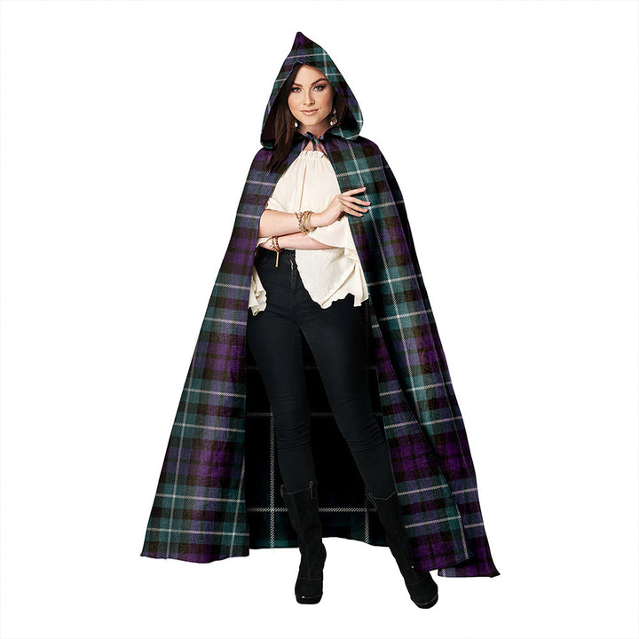 Graham of Montrose Weathered Clan Badge Tartan Hooded Cloak