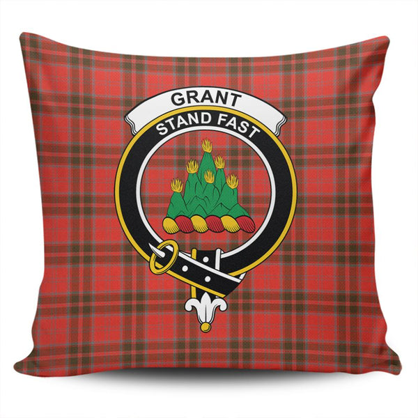 Grant Weathered Tartan Classic Crest Pillow Cover