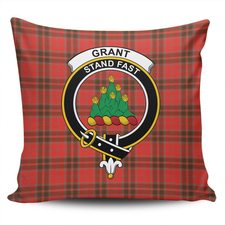 Grant Weathered Tartan Classic Crest Pillow Cover