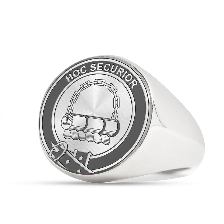 Grierson Clan Badge Engraved Signet Ring