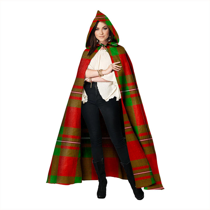 Grierson Clan Badge Tartan Hooded Cloak