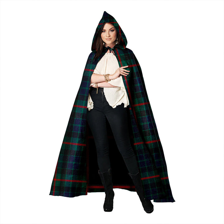 Gunn Modern Clan Badge Tartan Hooded Cloak