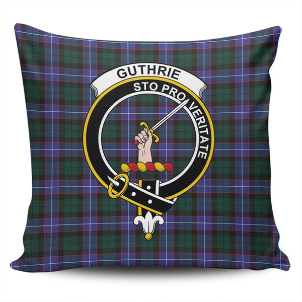 Guthrie Modern Tartan Classic Crest Pillow Cover