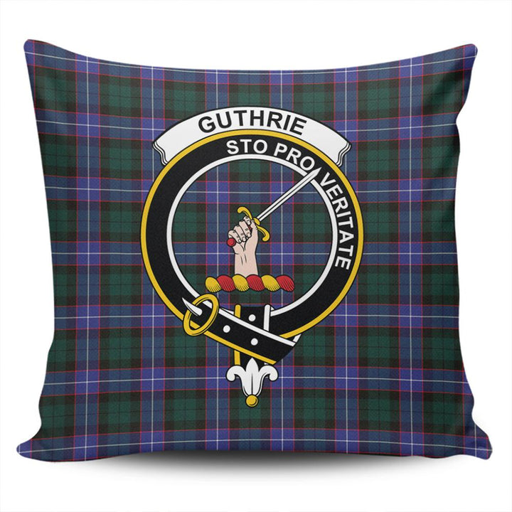 Guthrie Modern Tartan Classic Crest Pillow Cover