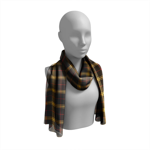 Gwyn (Gwynne) Weathered Tartan Classic Silk Habotai Long Scarf