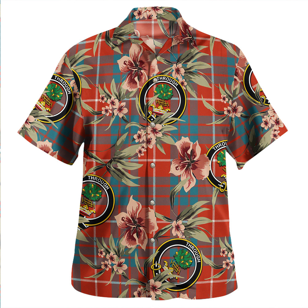 Scottish Tartan Cathcart Weathered Clan Hawaiian Shirt Tropical Old Style