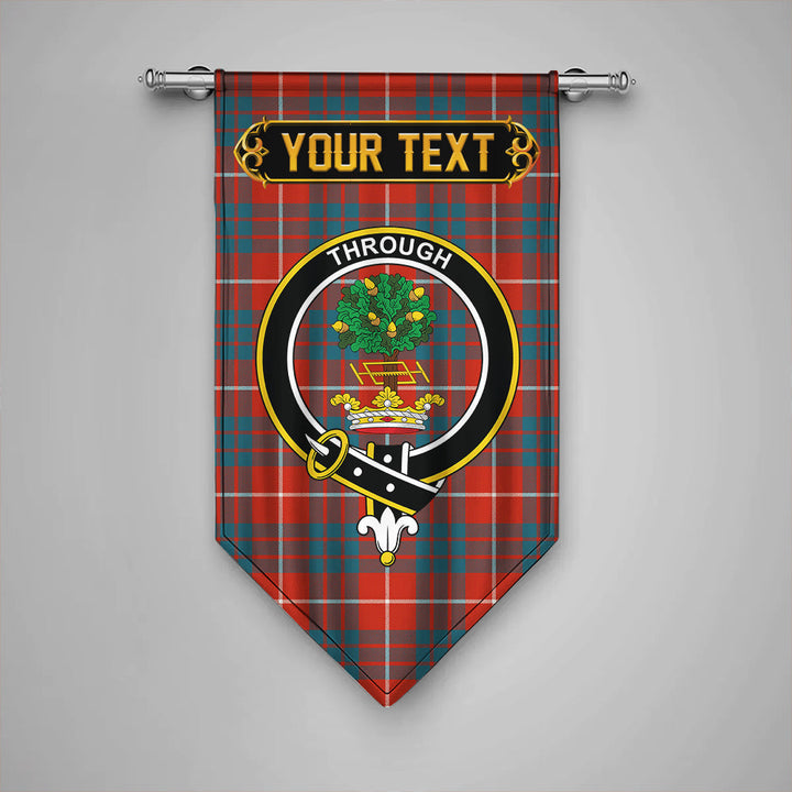 Hamilton Ancient Clan Badge Tartan Gonfalon Personalize