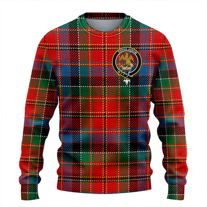 Hay and Leith Ancient Clan Badge Tartan Knitted Sweater