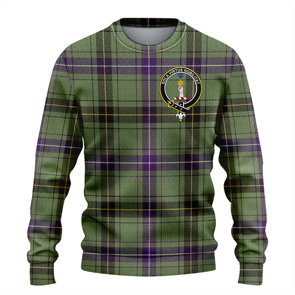 Henderson (MacKendrick) Weathered Clan Badge Tartan Knitted Sweater