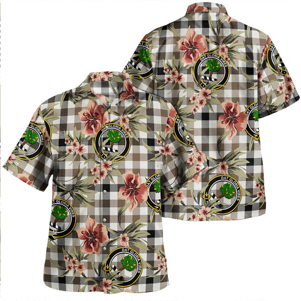 Hogg Ancient Clan Badge Tartan Aloha Hawaiian Shirt Tropical Old Style