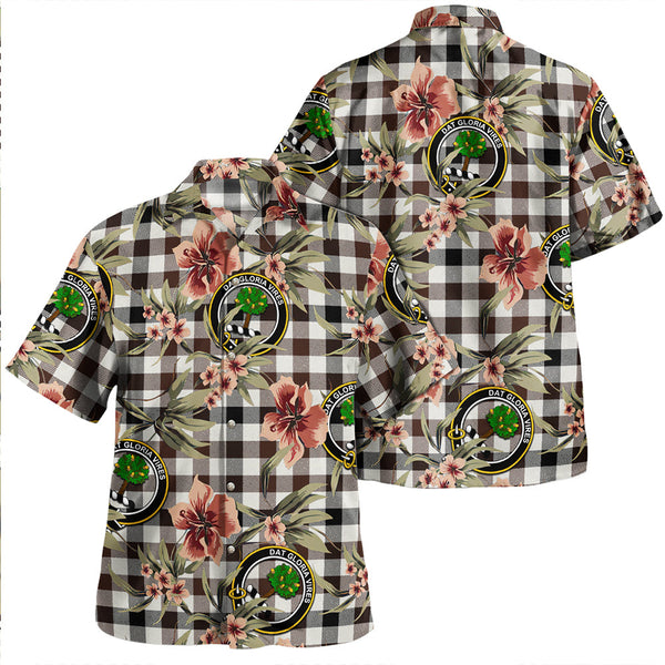 Hogg Modern Clan Badge Tartan Aloha Hawaiian Shirt Tropical Old Style