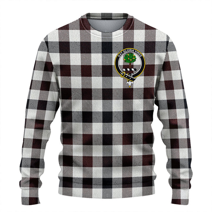 Hogg Modern Clan Badge Tartan Knitted Sweater