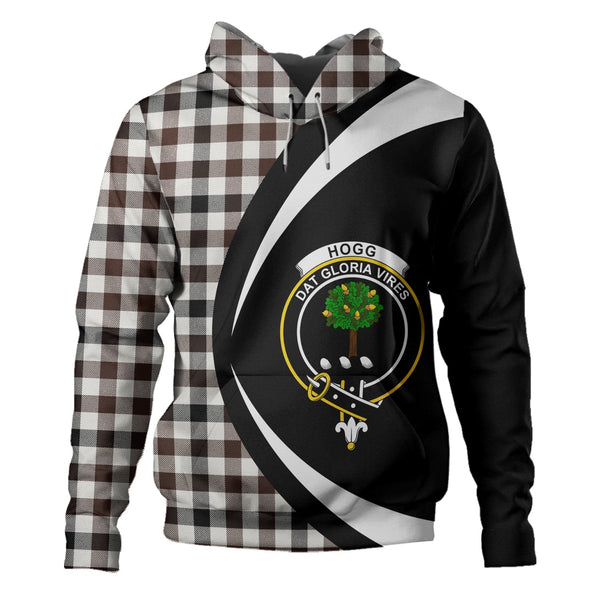 Hogg Modern Clan Badge Tartan Hoodie Circle Style