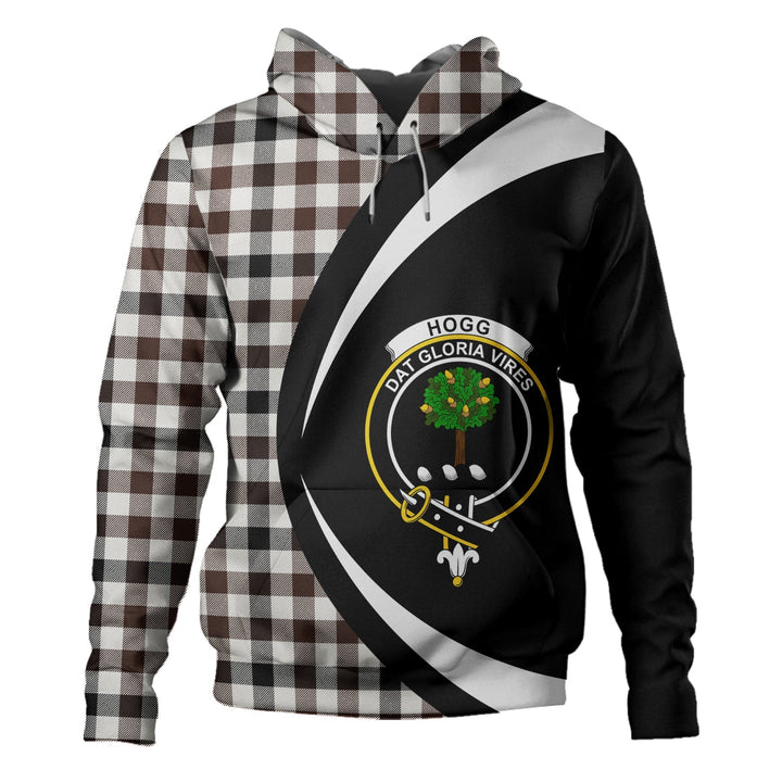 Hogg Modern Clan Badge Tartan Hoodie Circle Style