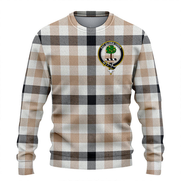 Hogg Weathered Clan Badge Tartan Knitted Sweater