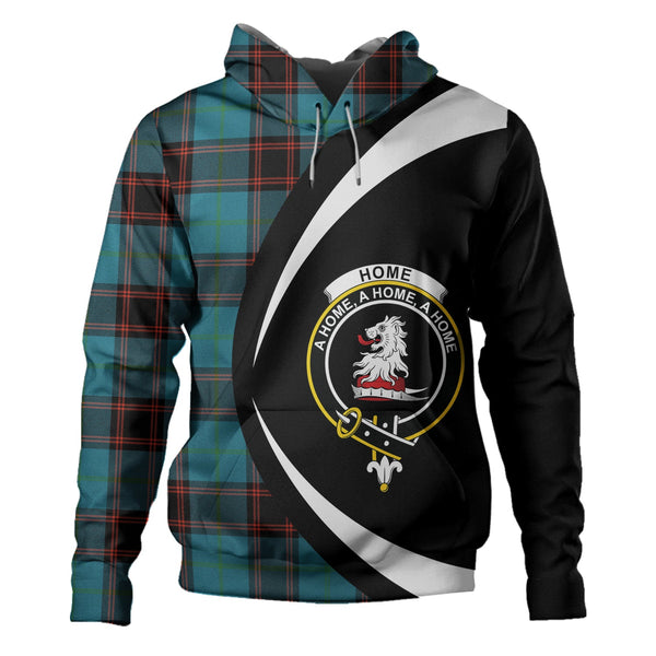 Home Ancient Clan Badge Tartan Hoodie Circle Style