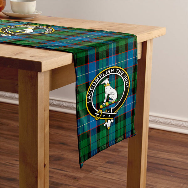 Hunter (Michael) Ancient Clan Badge Tartan Table Runner