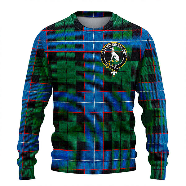 Hunter (Michael) Ancient Clan Badge Tartan Knitted Sweater