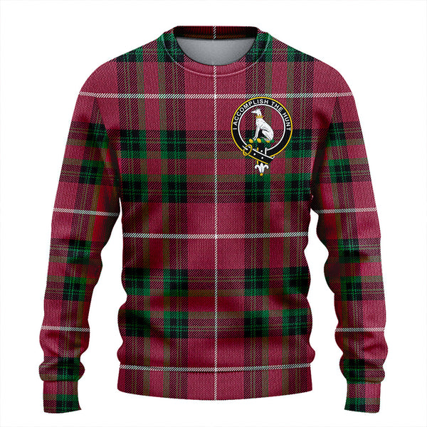 Hunter of Bute (Michael Maroon) Ancient Clan Badge Tartan Knitted Sweater