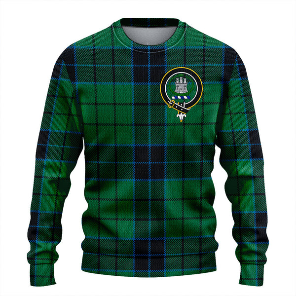 Innes (Georgina) Weathered Clan Badge Tartan Knitted Sweater